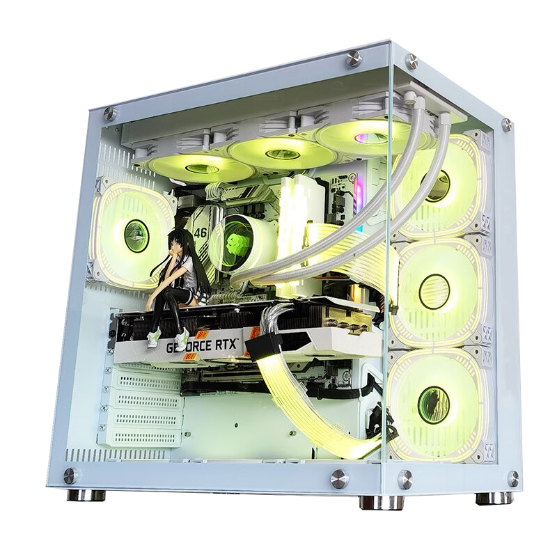 Pc Gaming White - Factory / White Computer Case Gaming