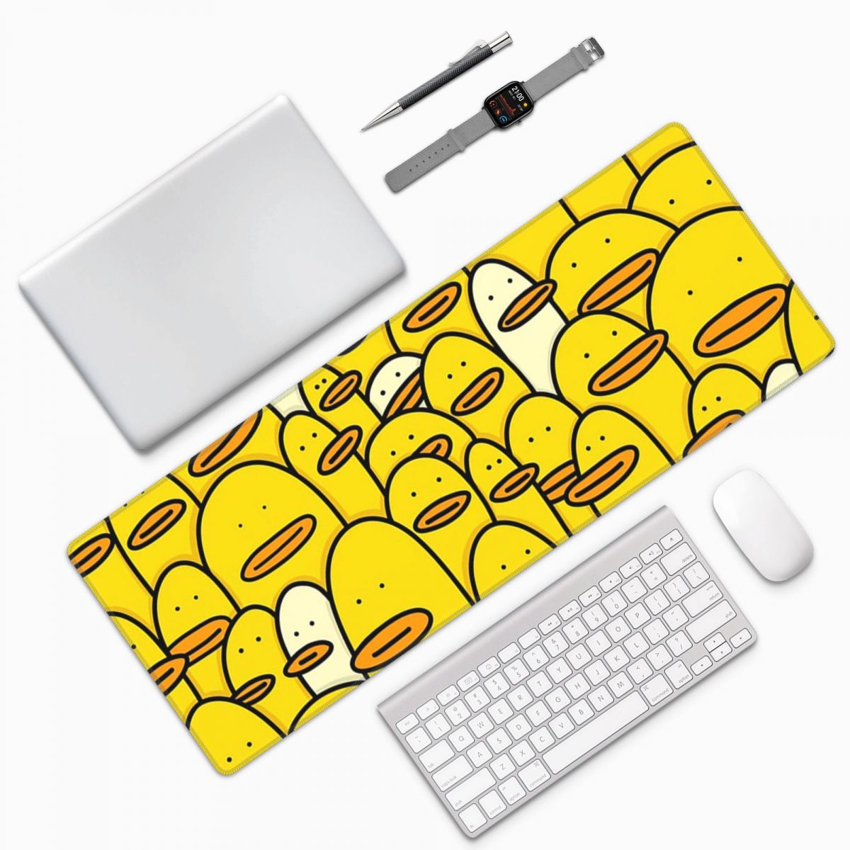 Pc Gaming Yellow - Cartoon Yellow Rubber Duck Pattern Large
