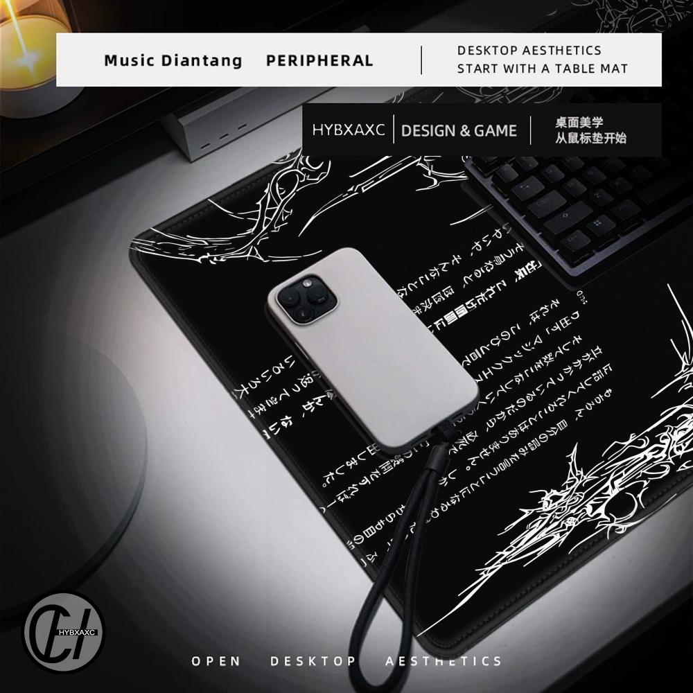 Black White Cybersigilism Desk - Pc Gaming White review and price