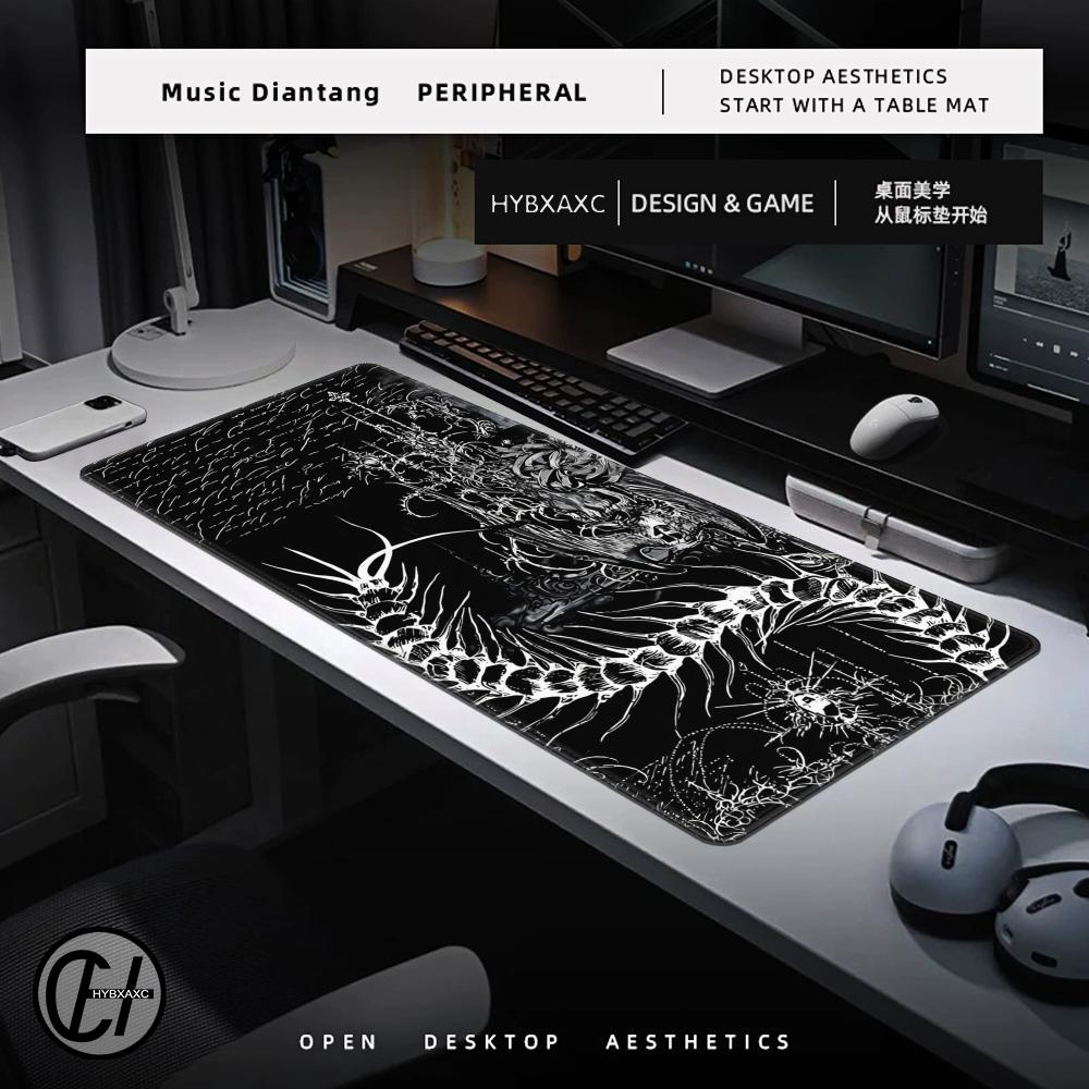 Black White Cybersigilism Desk - Pc Gaming White review and price
