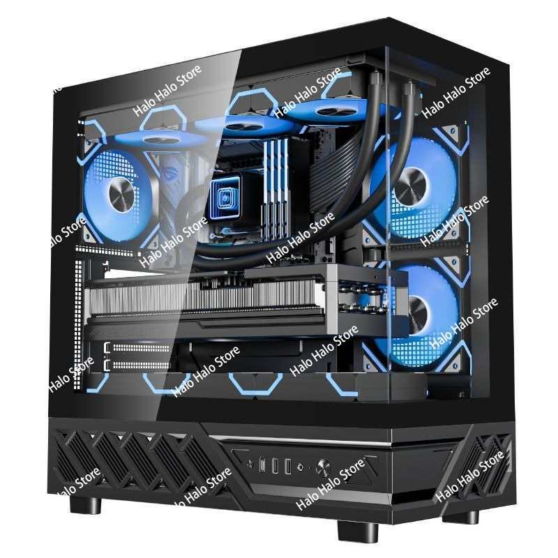 White Seaview ATX PC Case Temp - Pc Gaming White review and price