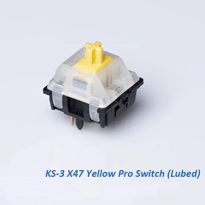 Gateron Milky Top Black Bottom - Pc Gaming Yellow review and price