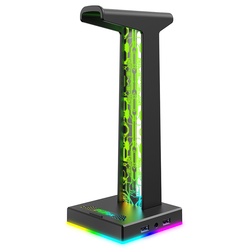 RGB Gaming Headphone Stand Dua - Headset Stand review and price
