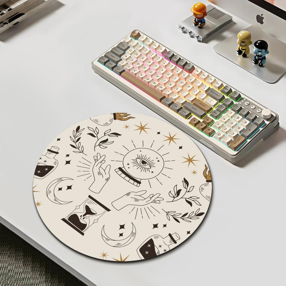 Witches Cat Moon Tarot Round G - Pc Gaming Lounge review and price