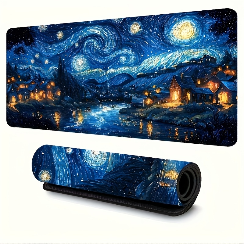 Van Gogh Starry Night Inspired - Pc Gaming Yellow review and price