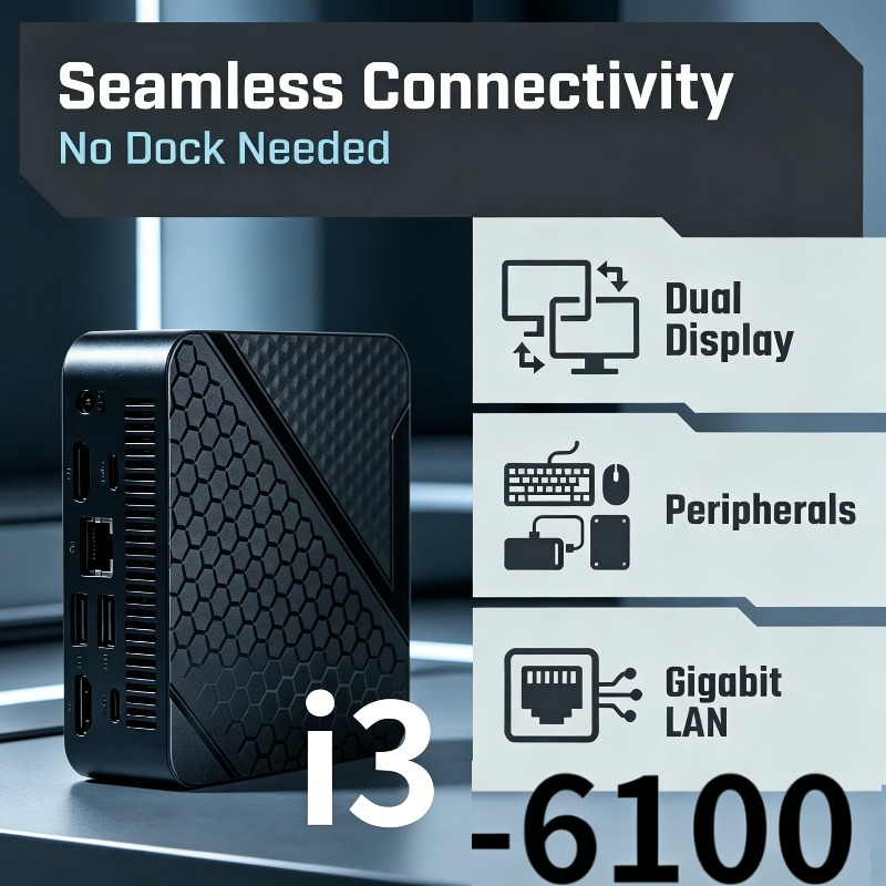 High Performance Mini PC Intel - Pc Gaming I3 review and price