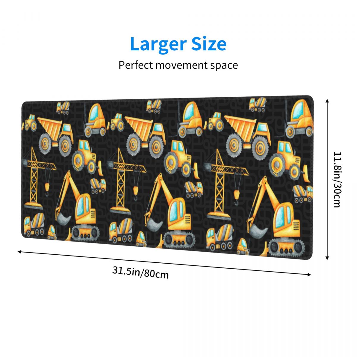 Large Mouse Pad Yellow Constru - Pc Gaming Yellow review and price