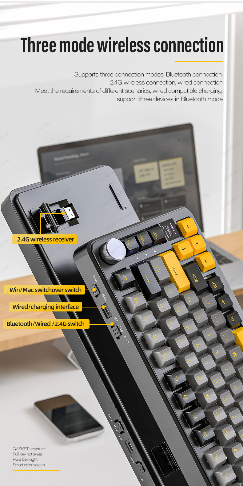 2024 New AL66 Mechanical Keybo - Pc Gaming Lounge review and price