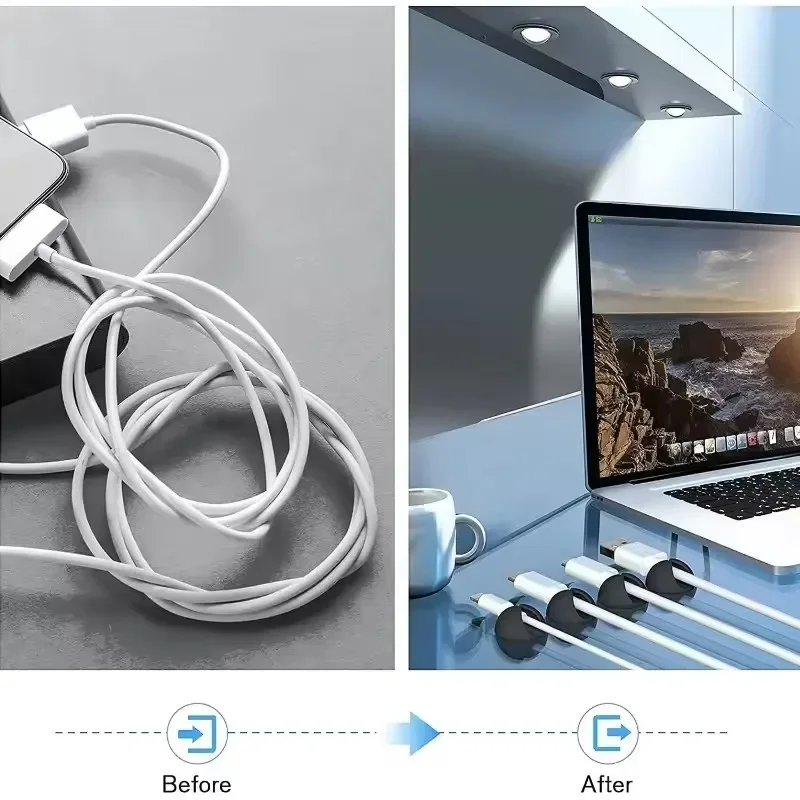 Cable Clips Phone Cord Holder  - Cable Management Sleeve review and price