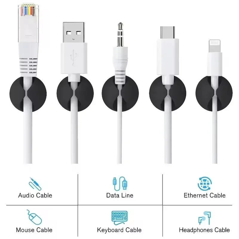 Cable Clips Phone Cord Holder  - Cable Management Sleeve review and price