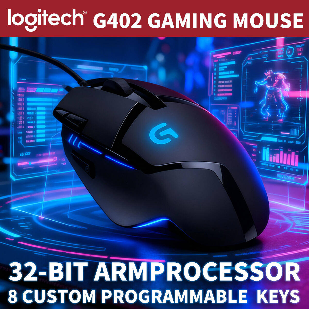 Logitech G402 USB Wired Gaming - Pc Unit For Gaming review and price