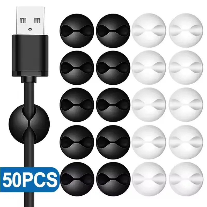5/50Pcs Mini Cable Organizer S - Cable Management Sleeve review and price
