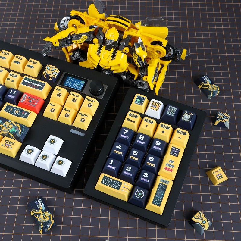 Yellow Bee Robot Theme Custom  - Pc Gaming Yellow review and price
